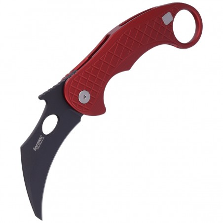 Nóż LionSteel L.E.One Karambit Red Aluminium, Chemical Black MagnaCut by Emerson Design (LE1 A RB)