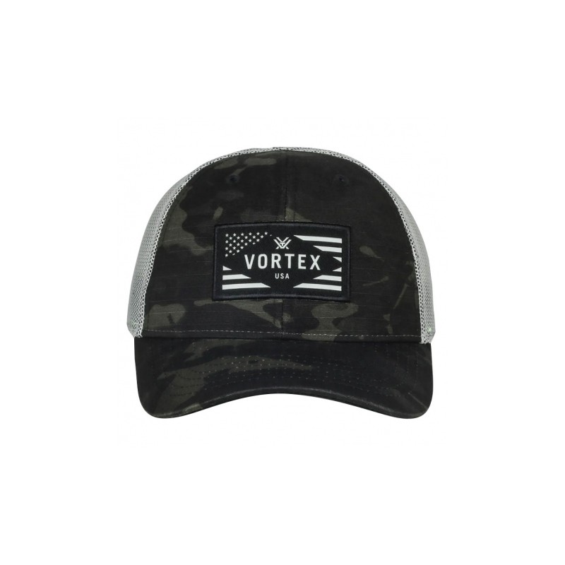   Czapka z daszkiem męska Vortex Rank and File czarny kamuflaż - 3 - Czapki
