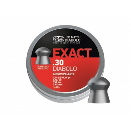 Śrut diabolo JSB Exact 7,62/150 3,25 g - 1 - Śrut w wiekszych kalibrach Śrut diabolo JSB Exact 7,62/150 3,25 g - 1 - Śrut w wiekszych kalibrach