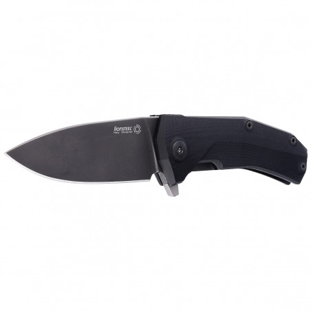 Nóż LionSteel KUR Black G10, Black Stonewashed Sleipner by Molletta (KUR BBK)