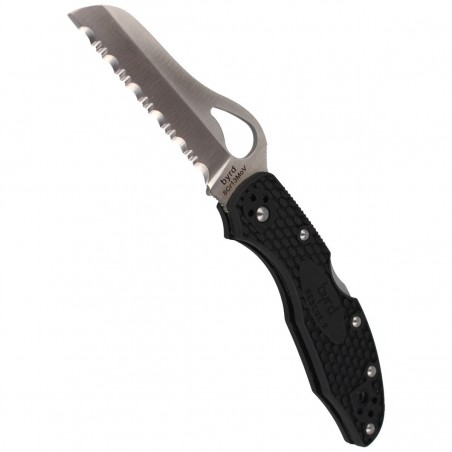 Nóż Spyderco Byrd Meadowlark 2 Rescue FRN Black, Spyder (BY19SBK2)