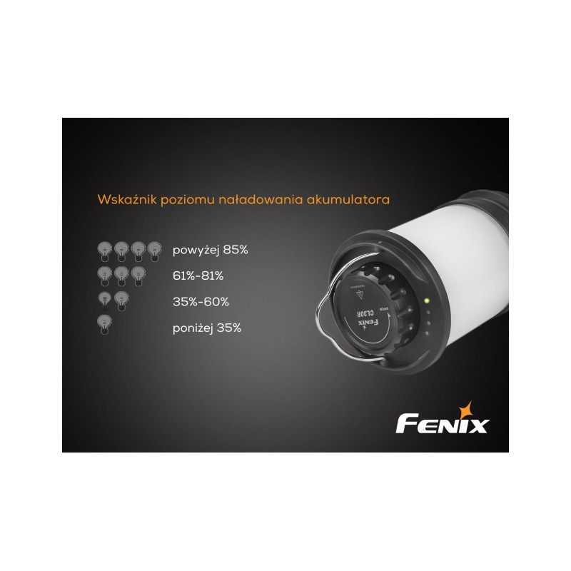   Latarka diodowa Fenix CL30R - kempingowa - 5 - Latarki i zasilanie