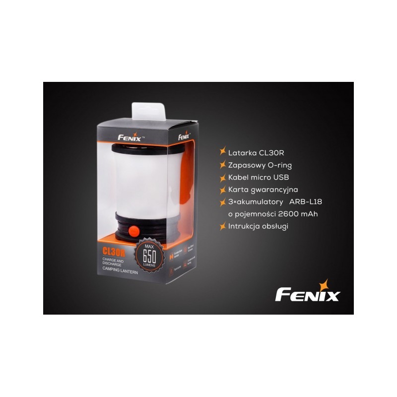   Latarka diodowa Fenix CL30R - kempingowa - 11 - Latarki i zasilanie
