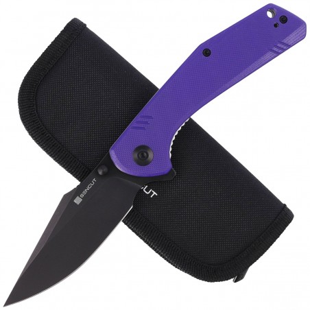 Nóż Sencut Actium Purple G10, Black Stonewashed D2 (SA02D)