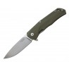 Nóż LionSteel T.R.E. G10 Green, Stone Washed Blade (TRE GGR)