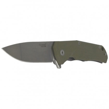 Nóż LionSteel T.R.E. G10 Green, Stone Washed Blade (TRE GGR)