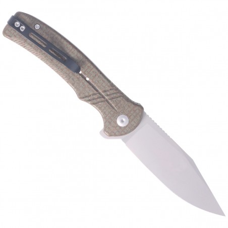 Nóż CIVIVI Cogent Green Micarta, Silver Bead Blasted 14C28N (C20038D-5)