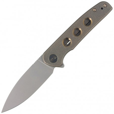 Nóż WE Knife Shakan LE No 176/210 Bronze Titanium, Gray Stonewashed CPM 20CV (WE20052B-2)