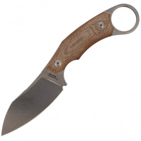 Nóż LionSteel H1 Karambit Canvas Natural, Stone Washed Blade (H1 CVN)