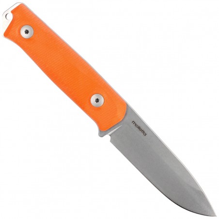 Nóż LionSteel Bushcraft Orange G10, Stone Washed Sleipner by Molletta (B41 GOR)