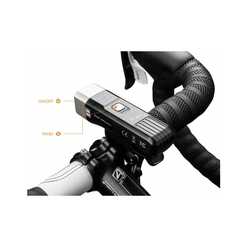   Latarka diodowa Fenix BC25R - rowerowa - 2 - Latarki i zasilanie