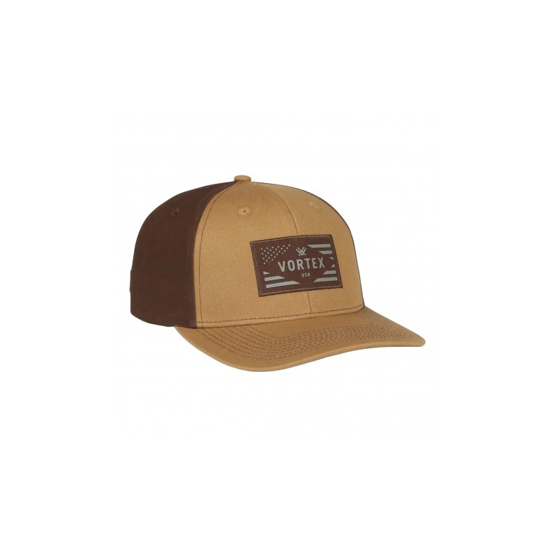   Czapka z daszkiem męska Vortex Rank and File piaskowo-brązowa - 3 - Letnie