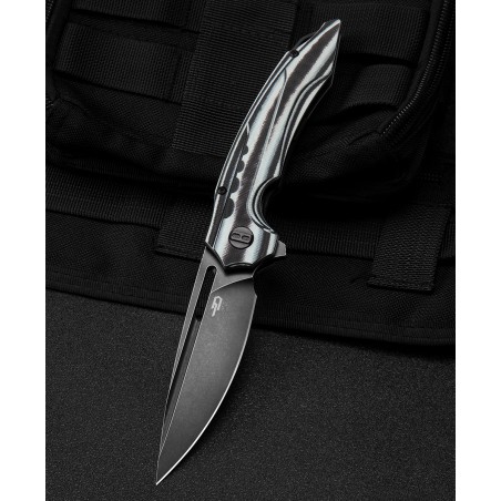 Nóż Bestech Ornetta Carbon Fiber / White G10, Black Stonewash N690 by Kombou (BL02D) Nóż Bestech Ornetta Carbon Fiber / White G10, Black Stonewash N690 by Kombou (BL02D)