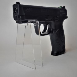 Podstawka ekspozytor pod pistolet na szynę