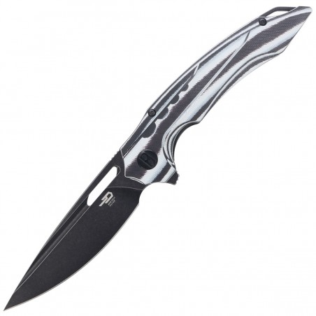 Nóż Bestech Ornetta Carbon Fiber / White G10, Black Stonewash N690 by Kombou (BL02D) Nóż Bestech Ornetta Carbon Fiber / White G10, Black Stonewash N690 by Kombou (BL02D)