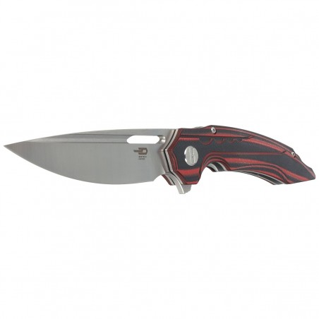 Nóż Bestech Ornetta Carbon Fiber / Red G10, Stonewash / Satin N690 by Kombou (BL02B) Nóż Bestech Ornetta Carbon Fiber / Red G10, Stonewash / Satin N690 by Kombou (BL02B)