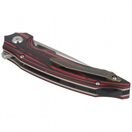 Nóż Bestech Ornetta Carbon Fiber / Red G10, Stonewash / Satin N690 by Kombou (BL02B) Nóż Bestech Ornetta Carbon Fiber / Red G10, Stonewash / Satin N690 by Kombou (BL02B)