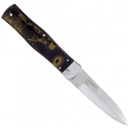 Nóż sprężynowy Mikov Predator Raffir Green N690 (241-BRa-1/KP GREEN)