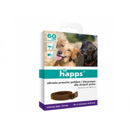   Obroża Happs przeciw pchłom i kleszczom dla małyych psów - 1 - INNE