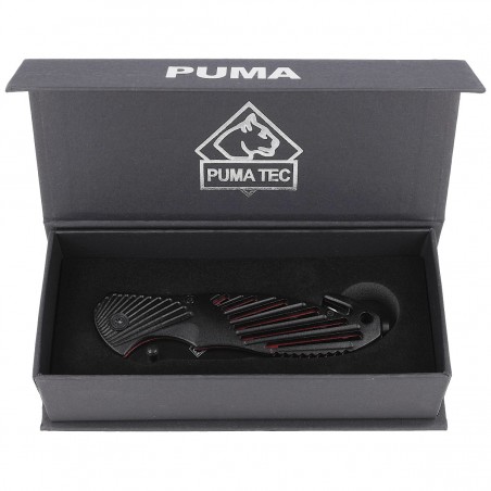 Nóż ratowniczy Puma Solingen Black Aluminium, Black Blade (319911)