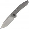 Nóż WE Knife Trogon Gray Titanium, Silver Bead Blasted CPM 20CV by Brian Brown (WE22002-1)