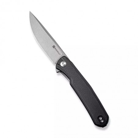 Nóż Sencut Scitus Black G10, Gray Stonewashed D2 by Ostap Hel (S21042-1)