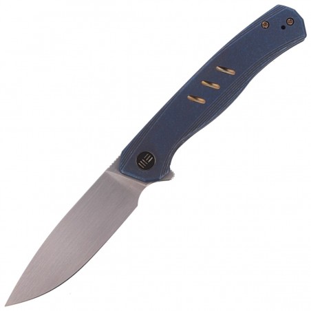 Nóż WE Knife Seer LE No 576/610 Blue Titanium, Rubber Silver CPM 20CV (WE20015-2)