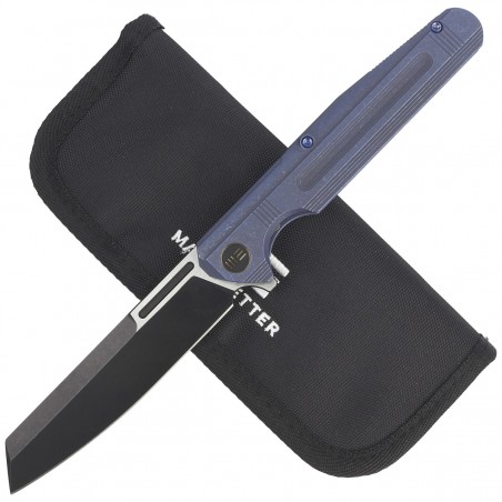 Nóż WE Knife Reiver LE No 027/260 Blue Titanium, Black Stonewashed CPM S35VN (WE16020-4)