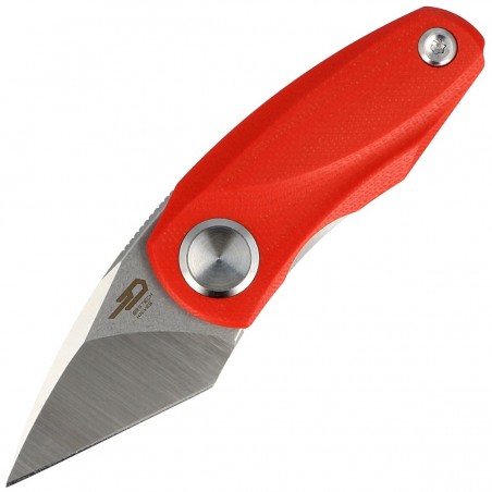 Nóż Bestech Tulip Red G10, Satin / Stonewash 14C28N by Ostap Hel (BG38B)