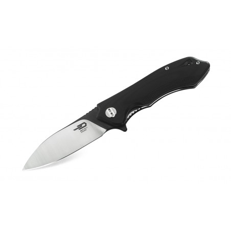 Nóż Bestech Beluga Black G10, Black / Satin D2 (BG11D-1)