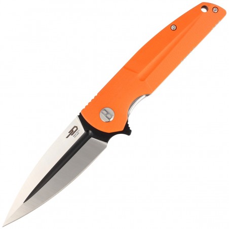 Nóż Bestech Fin Orange G10, Satin / Black 14C28N (BG34B-2) Nóż Bestech Fin Orange G10, Satin / Black 14C28N (BG34B-2)