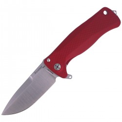 Nóż LionSteel SR22A Red Aluminum, Satin Sleipner by Molletta (SR22A RS)