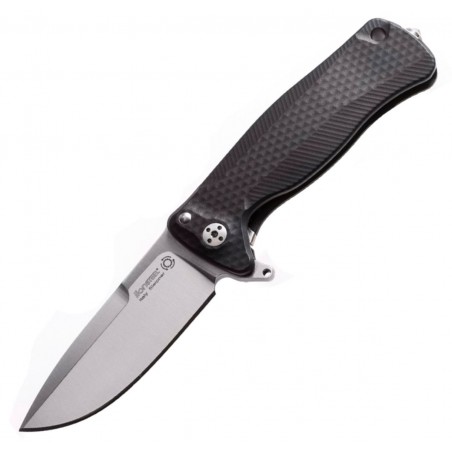 Nóż LionSteel SR22A Black Aluminum, Satin Sleipner by Molletta (SR22A BS)