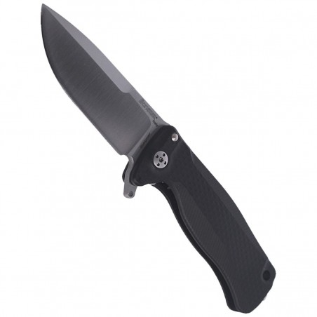 Nóż LionSteel SR22A Black Aluminum, Satin Sleipner by Molletta (SR22A BS)