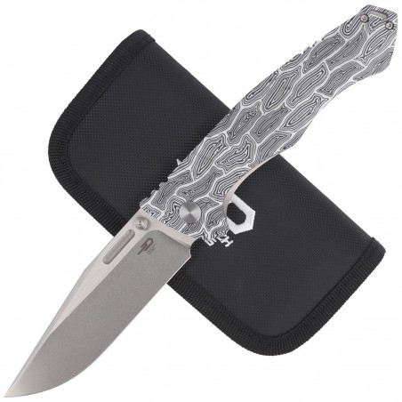 Nóż Bestech Keen II Black White Damascus G10 / Titanium, Stonewash / Satin CPM S35VN by Koens Craft (BT2301C) Nóż Bestech Keen II Black White Damascus G10 / Titanium, Stonewash / Satin CPM S35VN by Koens Craft (BT2301C)