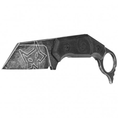 Nóż FOX Toa Karambit Black G10, Black Idroglider N690Co by Jared Wihongi (FX-652)