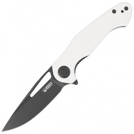 Nóż Kubey Dugu Ivory G10, Black Stonewashed 14C28N (KU210G)