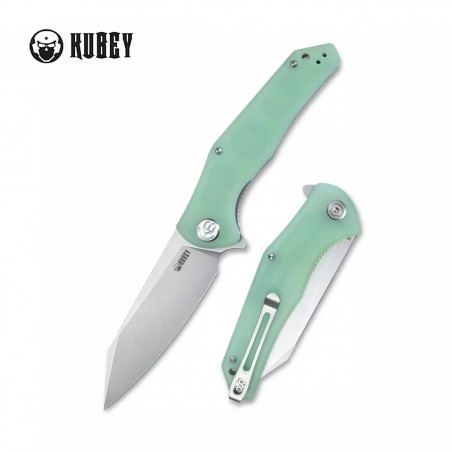 Nóż Kubey Flash Jade G10, Bead Blasted AUS-10 (KU158I) Nóż Kubey Flash Jade G10, Bead Blasted AUS-10 (KU158I)