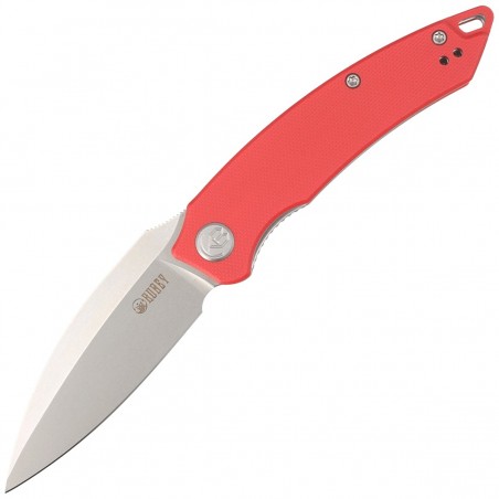 Nóż Kubey Knife Leaf Red G10, Bead Blasted AUS-10 by Tiguass (KU333F) Nóż Kubey Knife Leaf Red G10, Bead Blasted AUS-10 by Tiguass (KU333F)