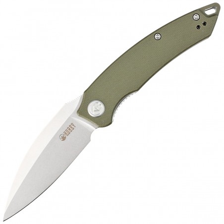 Nóż Kubey Knife Leaf Green G10, Bead Blasted AUS-10 by Tiguass (KU333E) Nóż Kubey Knife Leaf Green G10, Bead Blasted AUS-10 by Tiguass (KU333E)
