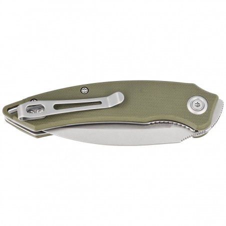 Nóż Kubey Knife Leaf Green G10, Bead Blasted AUS-10 by Tiguass (KU333E) Nóż Kubey Knife Leaf Green G10, Bead Blasted AUS-10 by Tiguass (KU333E)