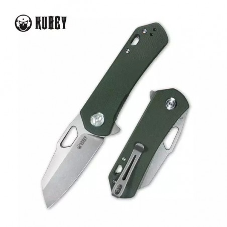 Nóż Kubey Knife Duroc Dark Green G10, Bead Blasted AUS-10 by Colin Maisonpierre (KU332G) Nóż Kubey Knife Duroc Dark Green G10, Bead Blasted AUS-10 by Colin Maisonpierre (KU332G)