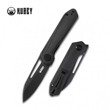 Nóż Kubey Knife Royal Black G10, Dark Stonewashed D2 by Colin Maisonpierre (KU321H) Nóż Kubey Knife Royal Black G10, Dark Stonewashed D2 by Colin Maisonpierre (KU321H)