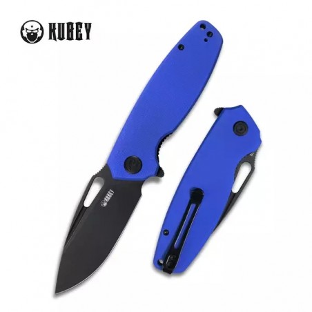 Nóż Kubey Knife Tityus Blue G10, Dark  Stonewashed D2 (KU322I)