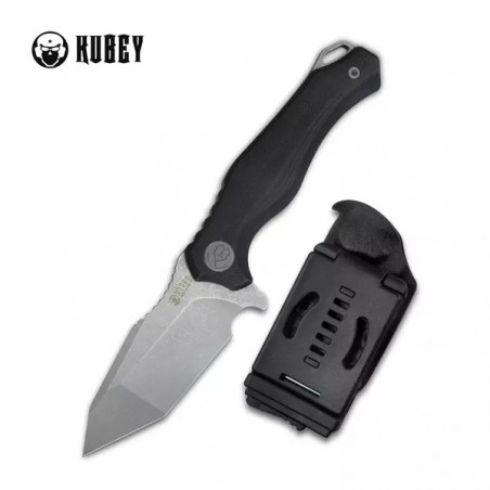 Nóż Kubey Knife Golf Black G10, Stonewashed AUS-10 (KU230E) Nóż Kubey Knife Golf Black G10, Stonewashed AUS-10 (KU230E)