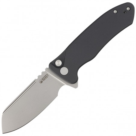 Nóż Kubey Knife Creon Black G10, Beadblasted AUS-10 (KU336E)