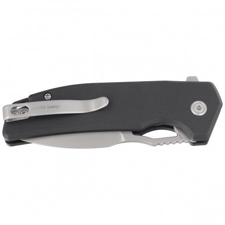 Nóż Kubey Knife RDF Black G10, Bead Blasted AUS-10 by HYDRA Design (KU316E) Nóż Kubey Knife RDF Black G10, Bead Blasted AUS-10 by HYDRA Design (KU316E)