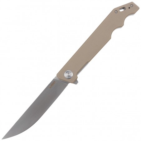 Nóż Kubey Knife Pylades Tan G10, Satin AUS-10 (KU253E)