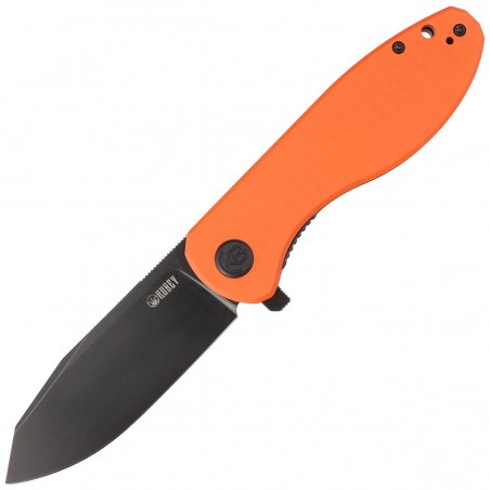 Nóż Kubey Knife Master Chief Orange G10, Blackwashed AUS-10 by Keanu Alfaro (KU358E)