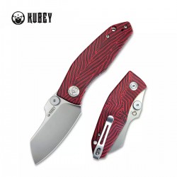 Nóż Kubey Knife Monsterdog Black/Red G10, Bead Blasted N690 by Dmitry Osarenko (KU337F)